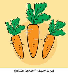 three carrots come together forever