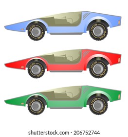 Three cars