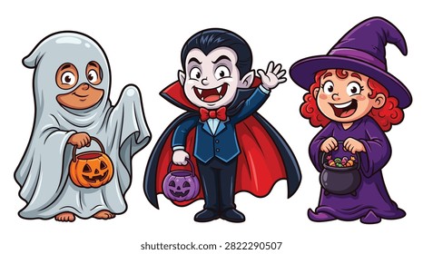 Three cartoon trick 