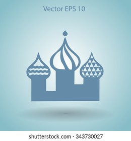 The three cathedral vector illustration