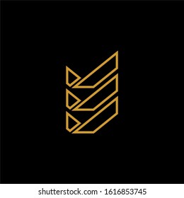 three check list logo template