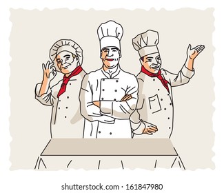 Three Chefs