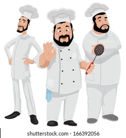 Three Chefs-vector