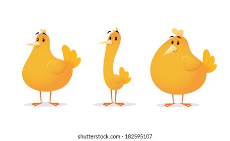 Three Chicken. 