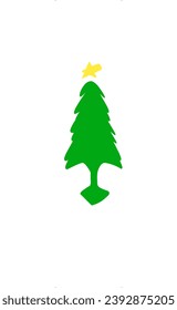 three of Christmas day. vector ilustration