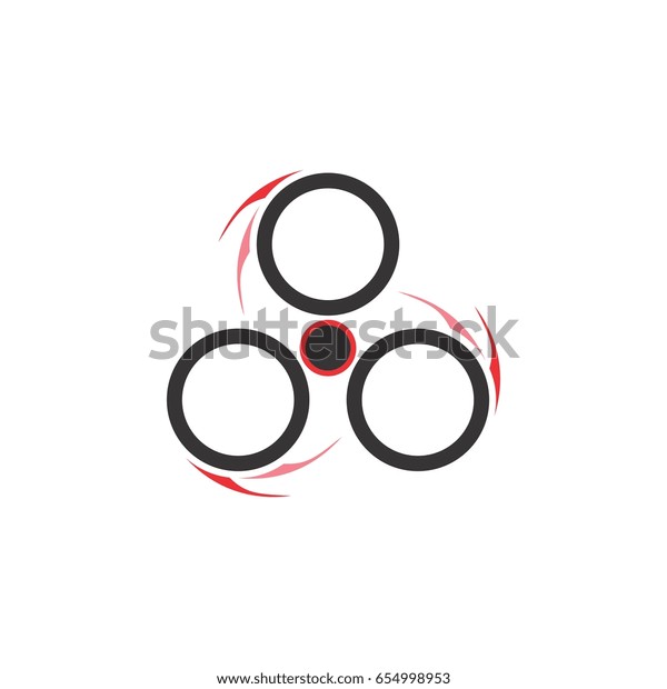 three circle logo
design