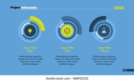 Three Circular Charts with Comparison