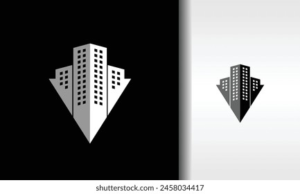 logo de los tres edificios de la ciudad