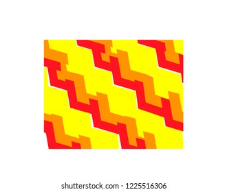 three color abstraction pattern