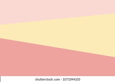 Three color background, pinks and yellow.