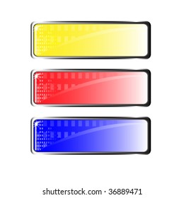 three color banners