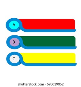 Three color banners
