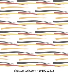 Three color line flow pattern for dress and carpet, paper printing, wrapping, wallpaper
