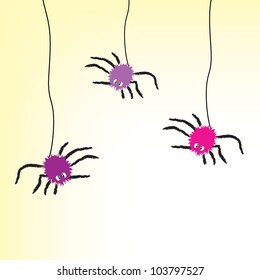 three colored spider