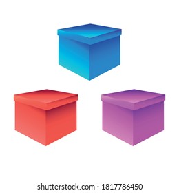 Tres cuadros coloridos de dibujo a mano