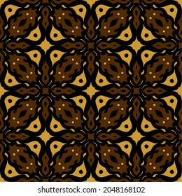Three colors pattern ornament background. Ethnic seamless ready for print