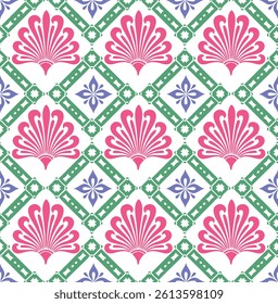 Three colour texture seamless vector pattern design