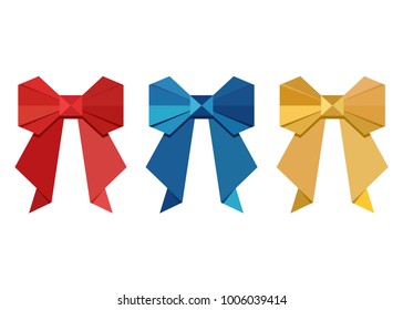 Three Colours Ribbon in Geometry 