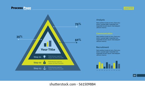 Three Comparison Triangles Slide Template