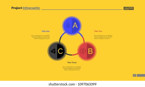 Three Connected Circles Slide Template
