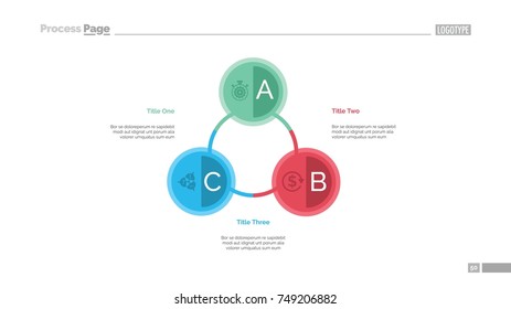 Three Connected Circles Slide Template