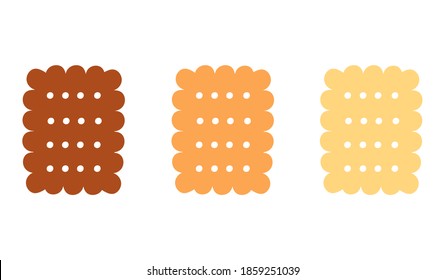 three cookies dark and light samples 
