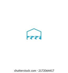 diseño del logotipo de tres creeks house