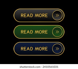 Three CTA buttons: Read more with golden borders.