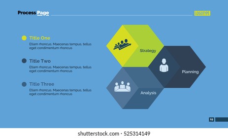 Three Cubes Diagram Slide Template