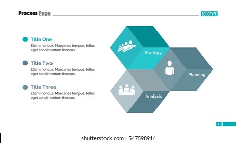 Three Cubes Diagram Slide Template