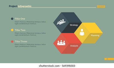 Three Cubes Diagram Slide Template