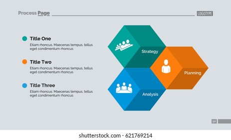 Three Cubes Diagram Slide Template