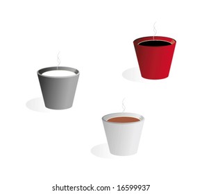 Three cups