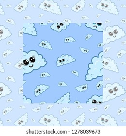 Three cute seamless pattern. Seamless textures for Wallpapers, backgrounds, web pages, wrapping paper and so on. Vector illustration of EPS 10.
