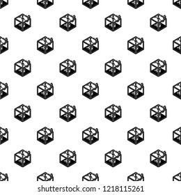 Three d printer pattern vector seamless repeating for any web design