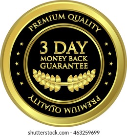 Three Day Money Back Guarantee