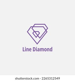 Three diamonds logo of a line of varying sizes.