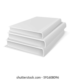 Three diaries icon. Realistic illustration of three diaries vector icon for web