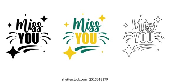 Três diferentes sentem sua falta de adesivos com estrelas. O primeiro é preto e branco, o segundo é amarelo e verde, e o terceiro é preto e amarelo