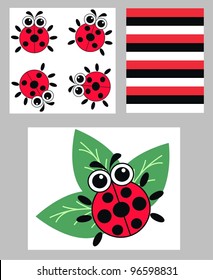 three different pattern