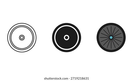 Tres diseños de ruedas diferentes con características únicas