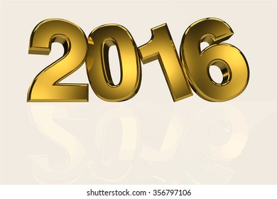 Three dimension 2016 new year