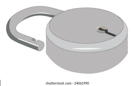 Three dimensional (3D) vector open lock.