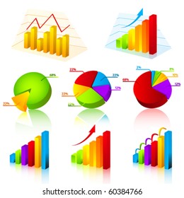 Three Dimensional Colorful Chart Collection