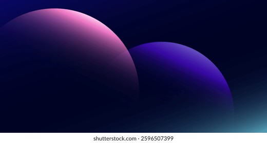 three dimensional earth dark blue and purple circle background