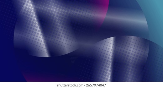 Fondo tridimensional del círculo azul oscuro y púrpura de la tierra