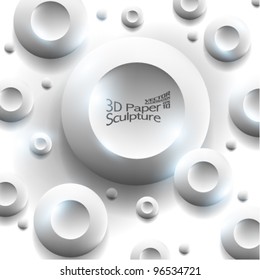 three dimensional geometric sphere vector background