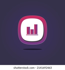 Three dimensional icon design vector Illustrations. Icons web, logo, button. Concept for favicon, app icon, web banner, logos.
