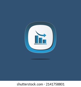 Three dimensional icon design vector Illustrations. Icons web, logo, button. Concept for favicon, app icon, web banner, logos.