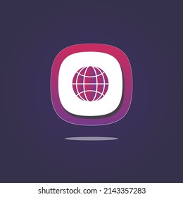 Three dimensional icon design vector Illustrations. Icons web, logo, button. Concept for favicon, app icon, web banner, logos.